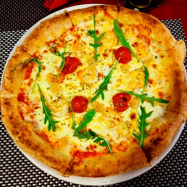 Pizza cu creveți
